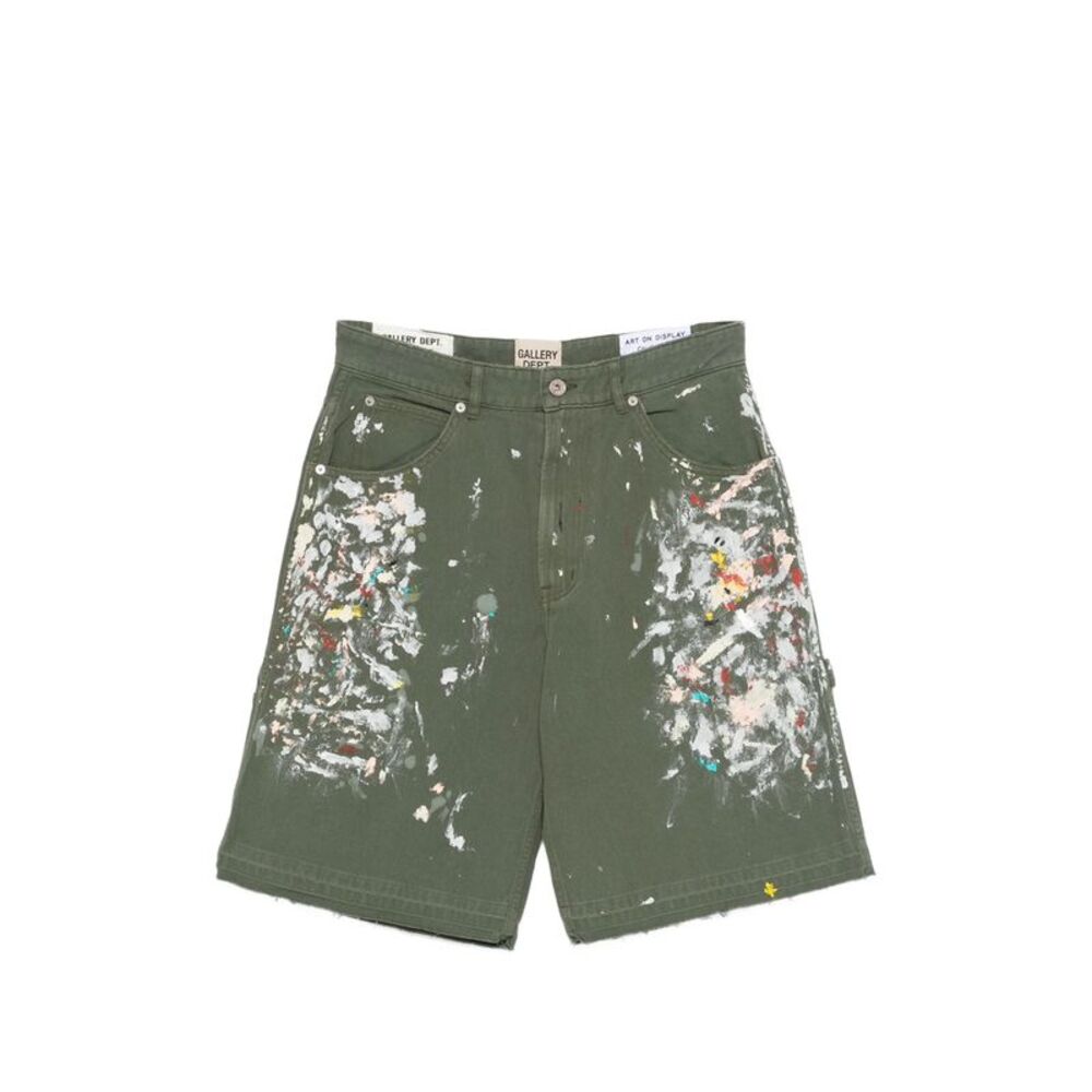 Gallery Dept. Green Shorts - Denim Shorts Men